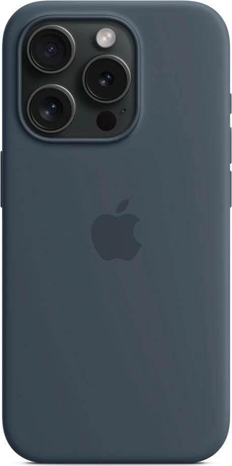 Mbështjellës Apple iPhone 15 Pro, MagSafe, Storm Blue