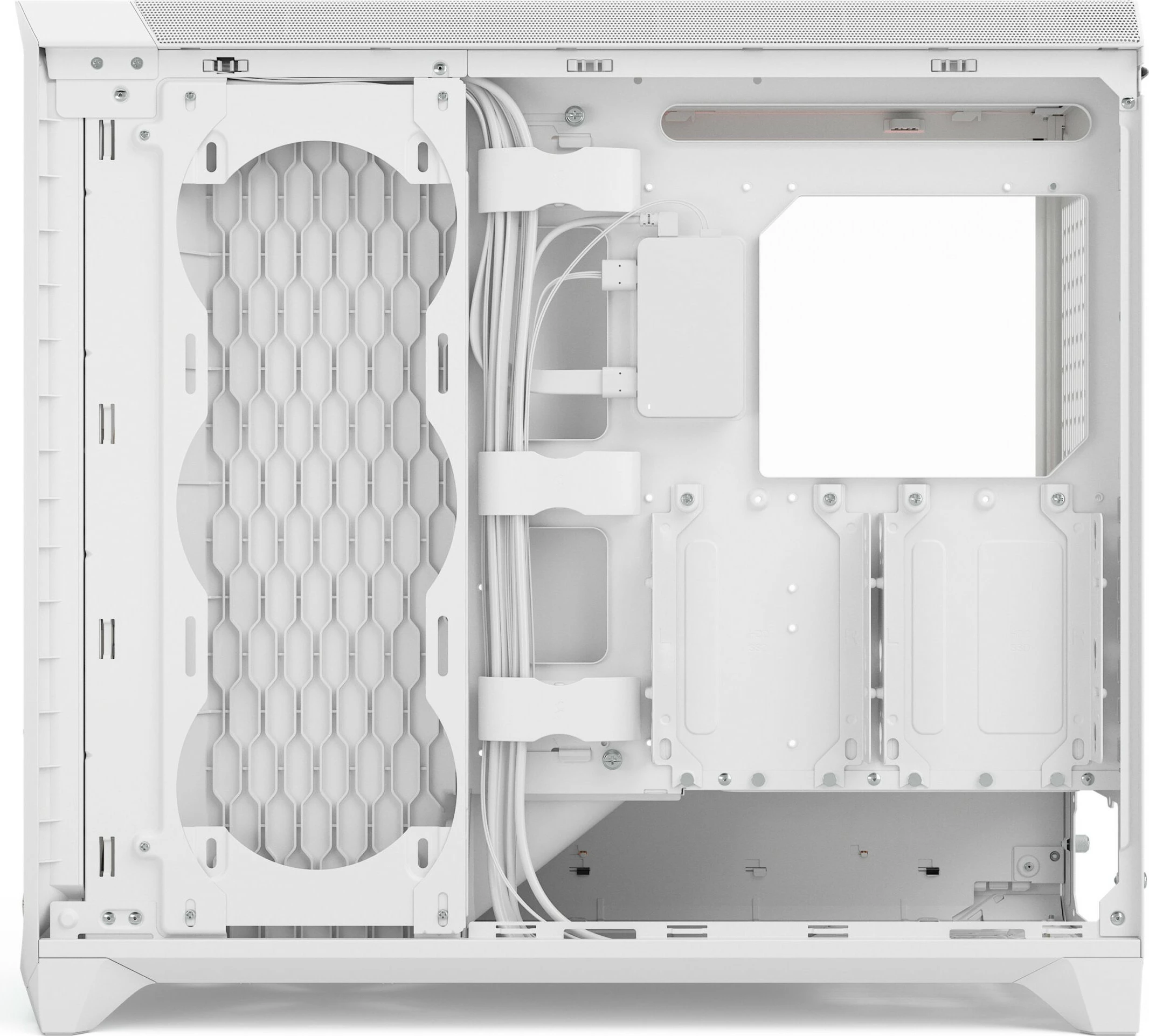 Kasë Fractal Design Meshify 3 XL Ambience Pro RGB, midi tower, bardhë, xham i temperuar, RGB