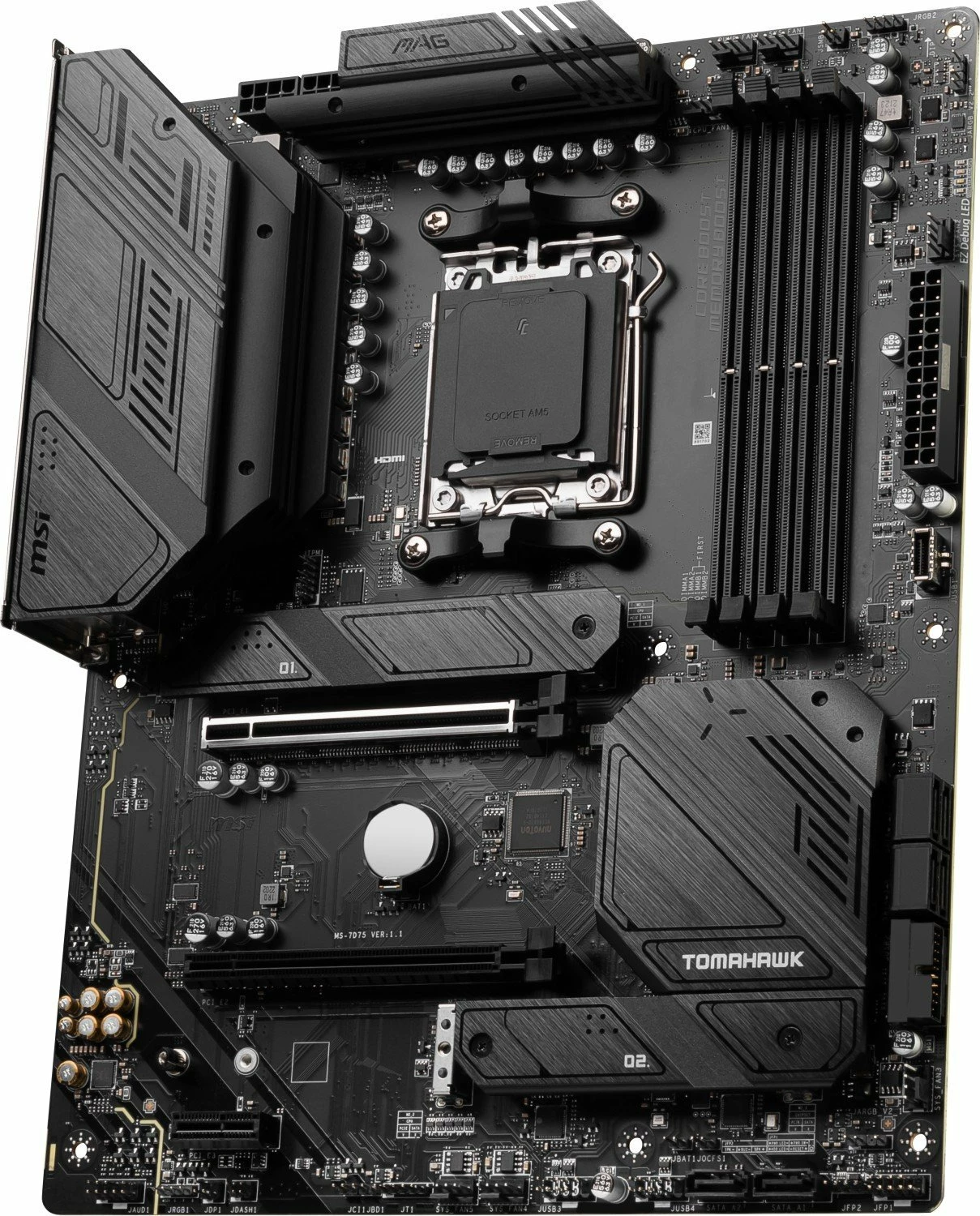 Pllakë amë MSI MAG B650 Tomahawk WiFi, ATX, DDR5 256GB, Wi‑Fi 6E, Bluetooth, 2.5G LAN
