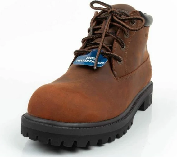 Këpucë për meshkuj Skechers, kafe [Madhësia: 40]