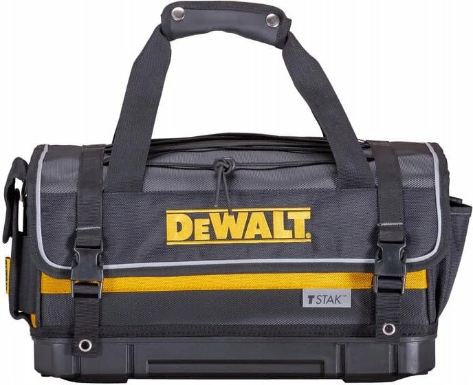Çantë mjetesh DeWalt TSTAK DWST83540-1 44x25x25 cm, me rrip shpatulle, gri