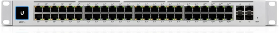 Switch Ubiquiti UniFi USW-PRO-48, Managed L2/L3, Gigabit Ethernet, 1U, Argjendtë