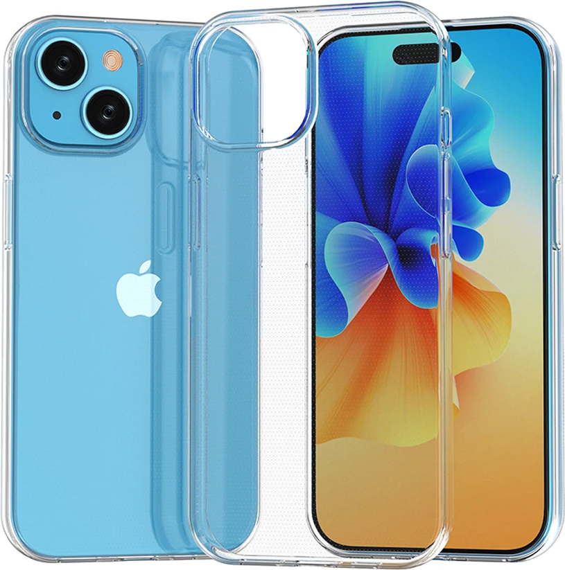 Mbështjellës Hurtel Ultra Clear për iPhone 15, 0.9mm, Transparent
