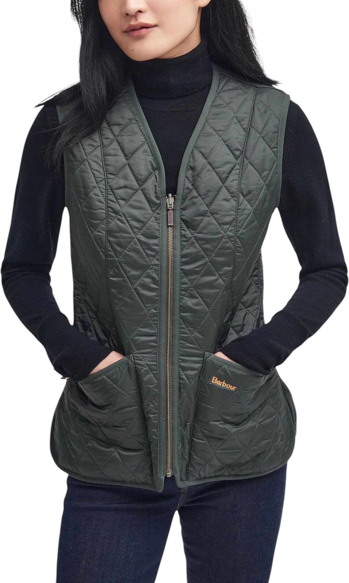 Jelek për femra Barbour Fleece Betty Liner LLI0003, jeshile ulliri