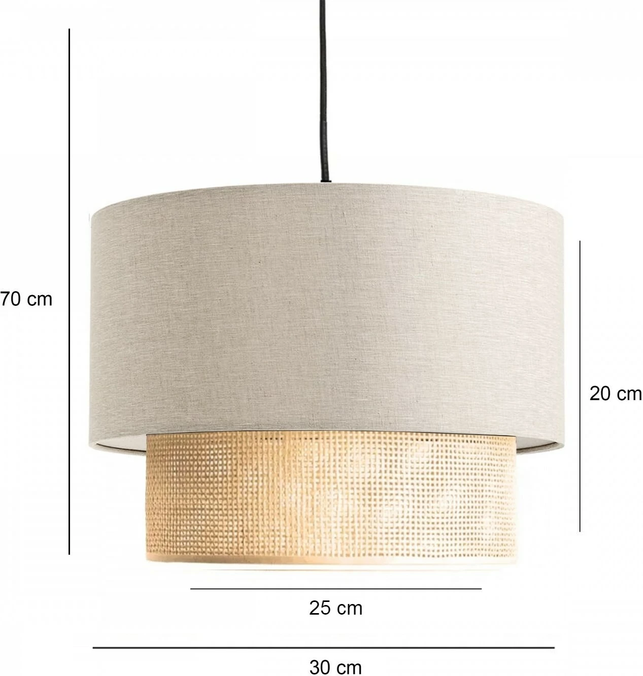 Llambë tavani Opviq, krem, AYD-3628