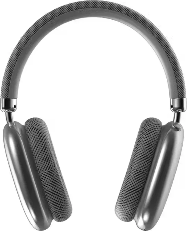 Kufje Wireless Over-Ear Premium (Stil AirPods Max), me tingull të qartë dhe përdorim komod, për muzikë, thirrje dhe argëtim, e zezë/metalike