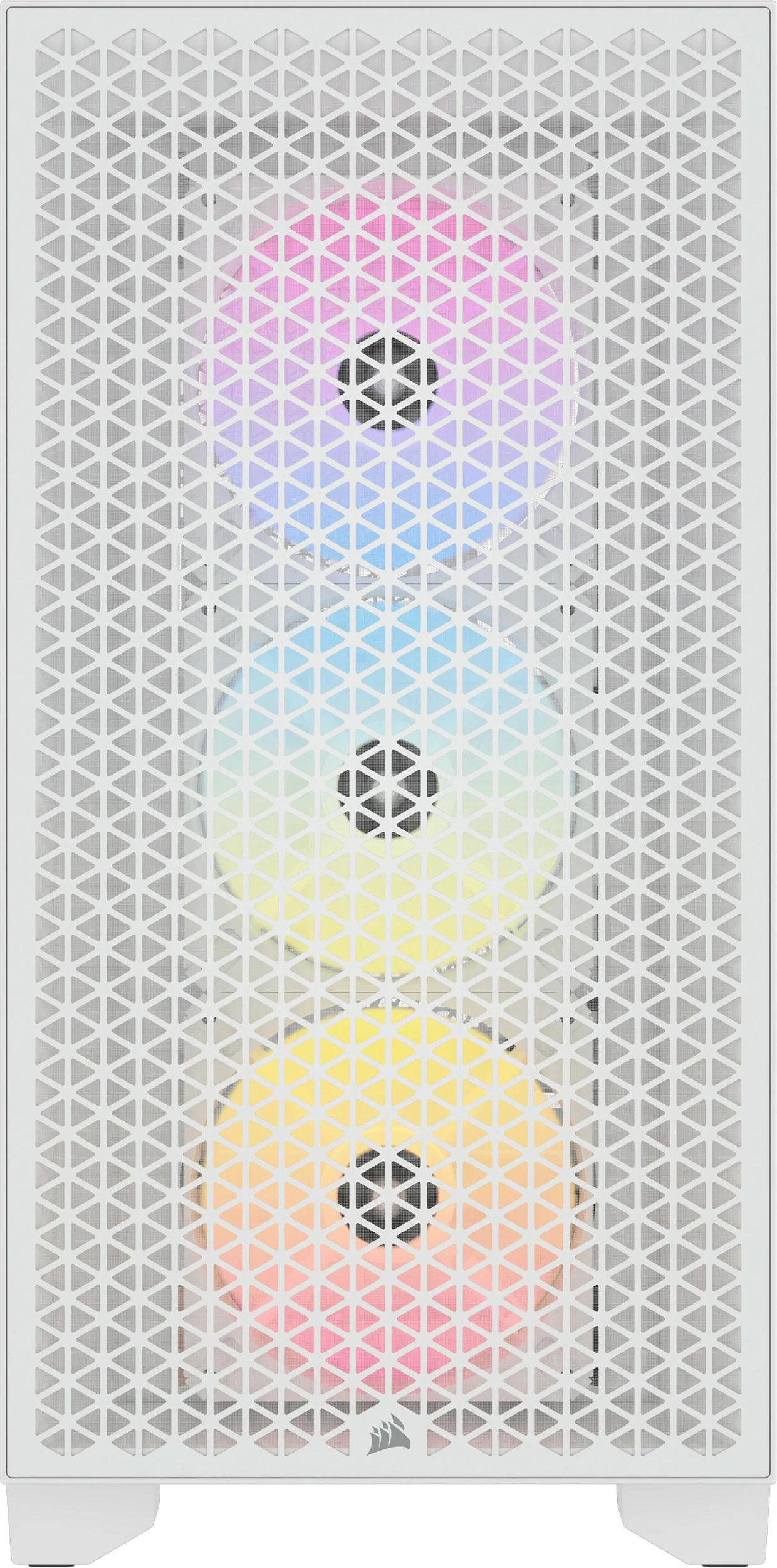 Kasë Corsair 3000D RGB Airflow, midi tower, ATX, e bardhë