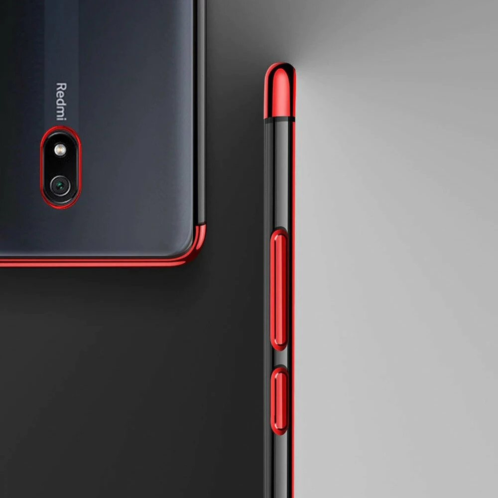 Mbështjellës Hurtel Clear Color 0.3mm për Xiaomi Redmi 8A, TPU, Kaltër/Transparent