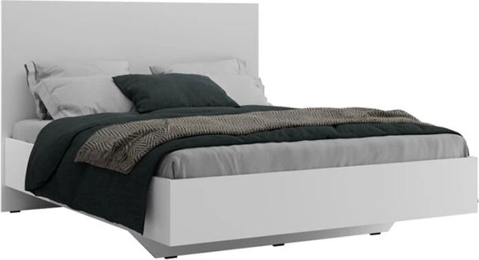 Krevat dopio Oryana, ngjyrë diamont e bardhë, 160x200cm