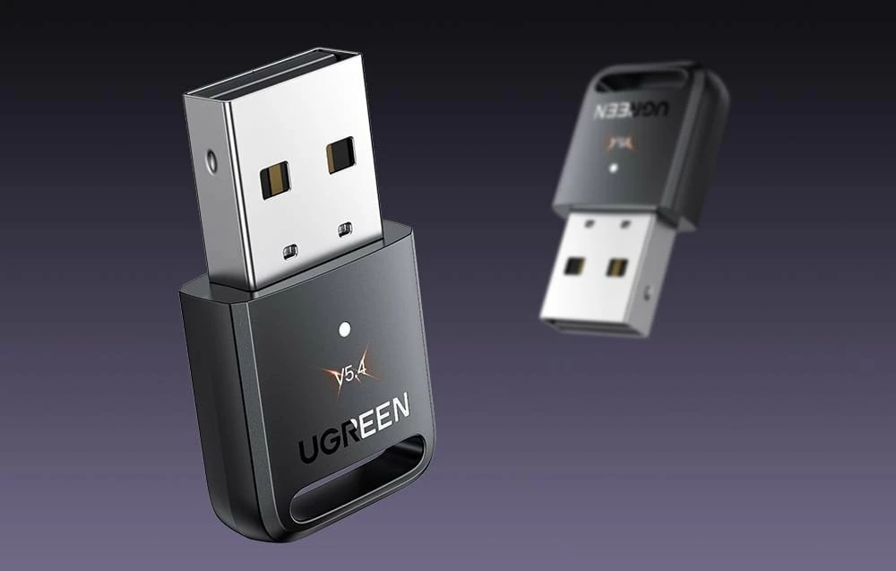 Adapter Bluetooth USB-A Ugreen CM748, Bluetooth 5.4, rreze 20 m, Plug & Play, i zi