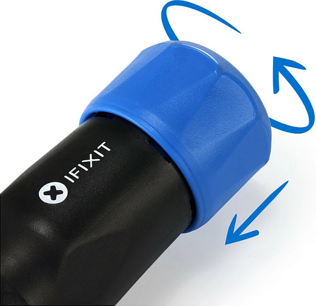 Kaçavidë iFixit IF145-552-1, set 4 copë, bit kryq/flat/spanner, e zezë