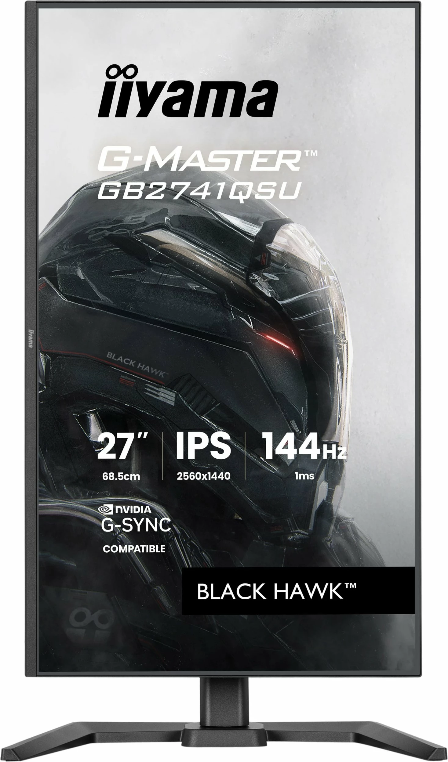 Monitor iiyama G-Master GB2741QSU-B1 Black Hawk 27" WQHD IPS 144Hz 1ms, i zi