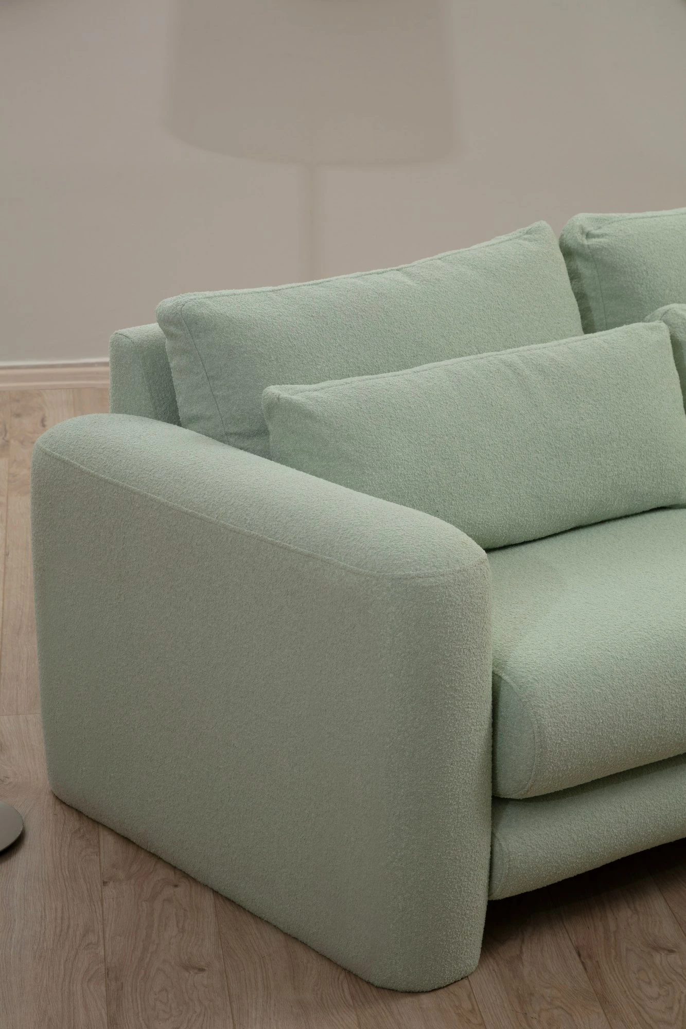Këndare Atelier del Sofa, këndore e djathtë, ngjyrë e gjelbër