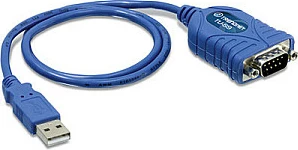 Konvertues USB në Serial TRENDnet TU-S9, USB-A në DB-9, i kaltër