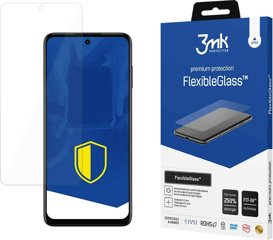 Xham mbrojtës hibrid për ekran, 3mk Protection FlexibleGlass, për Motorola Moto G73 5G