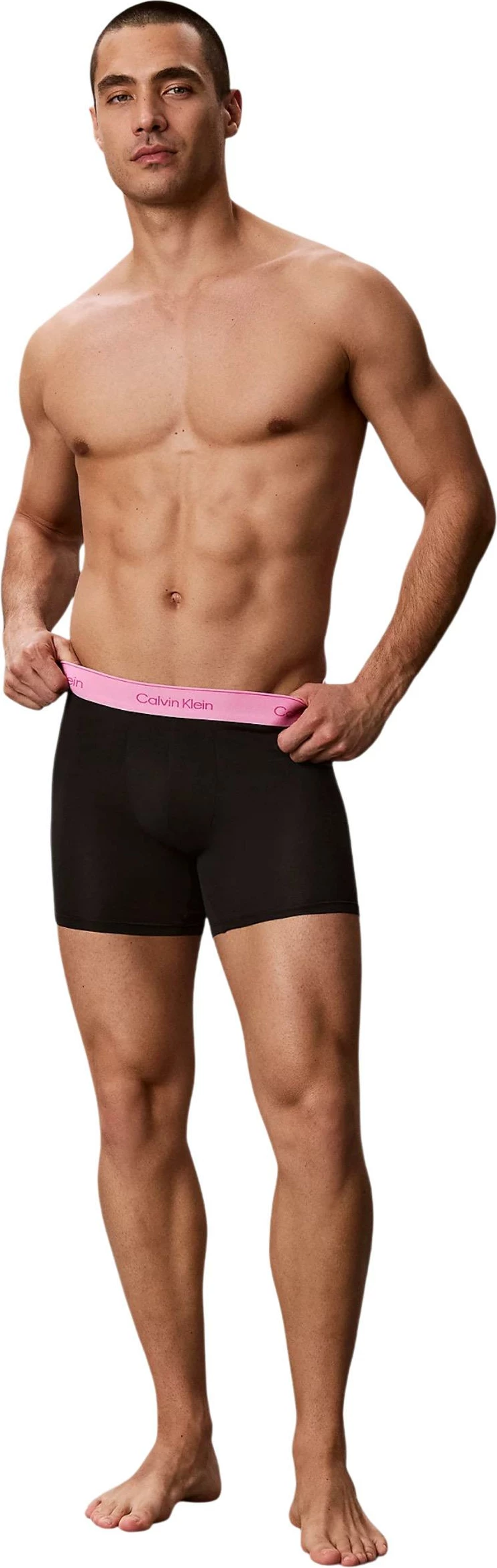 Të brendshme për meshkuj Calvin Klein Underwear Boxer Brief 5PK LV00NB4551, jeshile-ari [Madhësia: M]