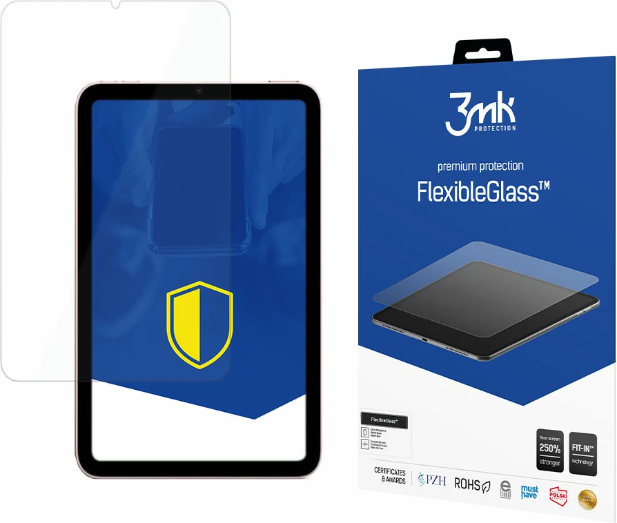 Mbrojtës ekrani FlexibleGlass 3mk për iPad mini 8.3" (2021, gjenerata 6), transparent
