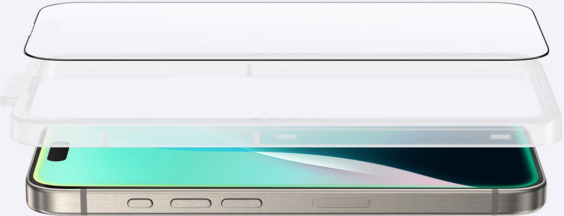 Mbrojtës ekrani xham i temperuar, AmazingThing Radix Matte Glass për iPhone 16, 330µm, 9H, mat, transparent