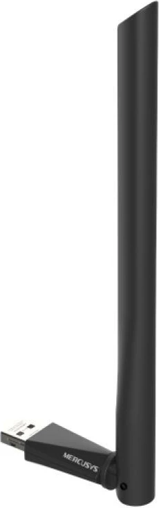 Adapter Wi‑Fi USB, Mercusys MA30H, AC1300 Dual-Band me antenë me fitim të lartë, e zezë