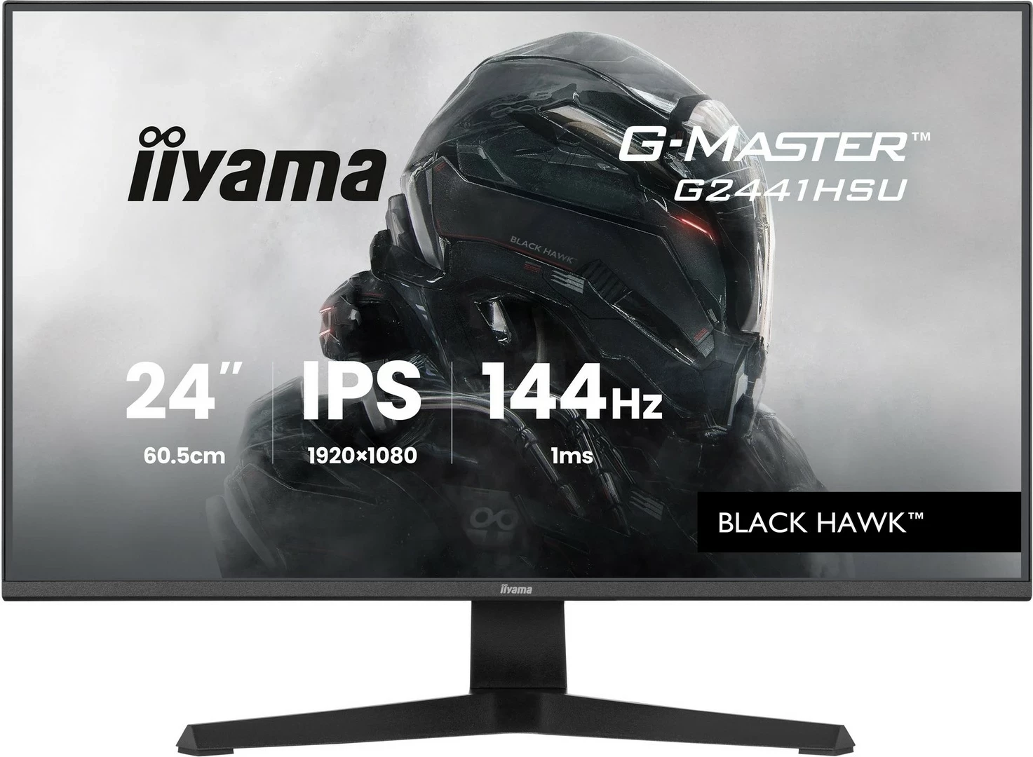 Monitor iiyama G-Master G2441HSU-B1, 23.8", 144Hz, Full HD, IPS, zi