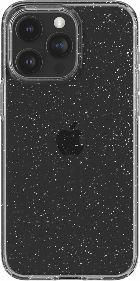 Mbështjellës Spigen Liquid Crystal Glitter për iPhone 15 Pro, Transparent me shkëlqim