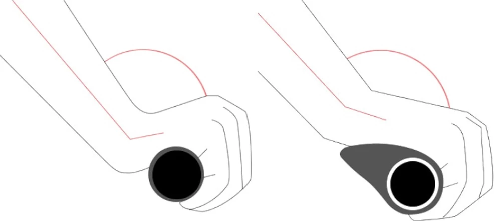 Doreza biçiklete Rockbros BT1802GR, gri