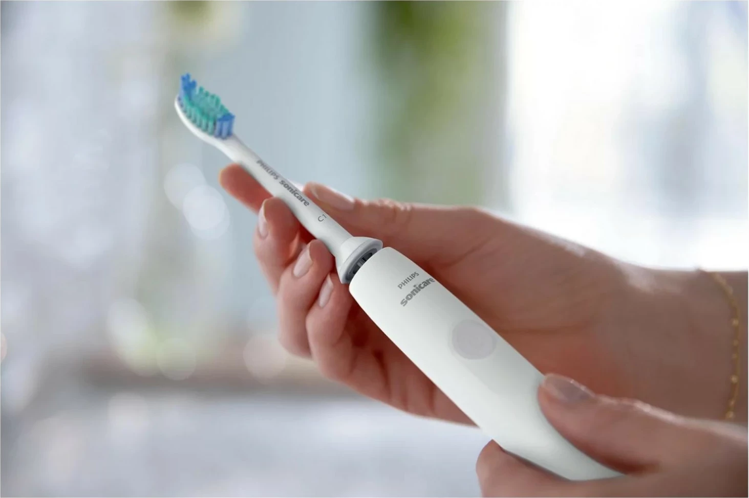 Furçë dhëmbësh elektrike Philips Sonicare 1000 HX3641/11, 31000 lëvizje/min, bateri Li-ion, e bardhë