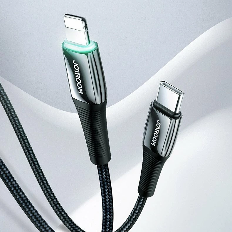 Kabllo Joyroom S-1224K2 USB-C në Lightning, 1.2m, 20W, e kuqe