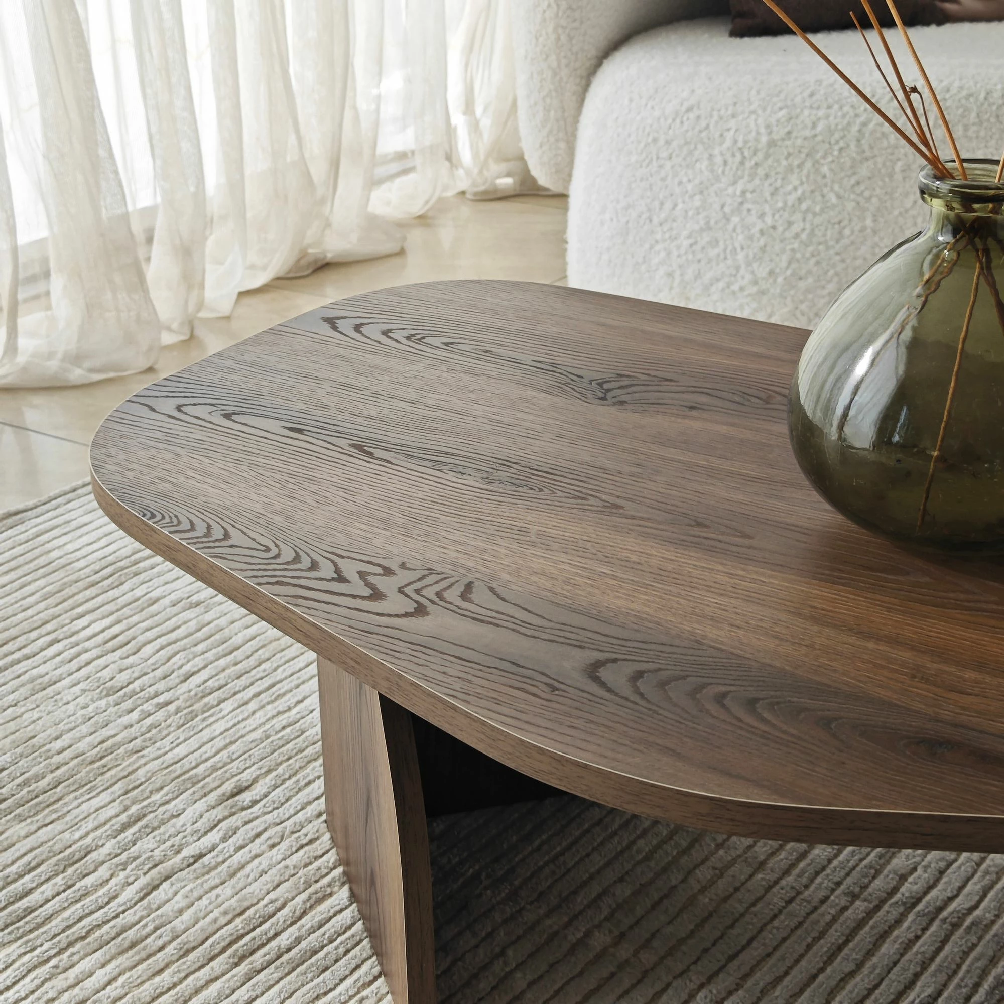 Tavolinë kafeje Hanah Home, ngjyrë arre, Rock