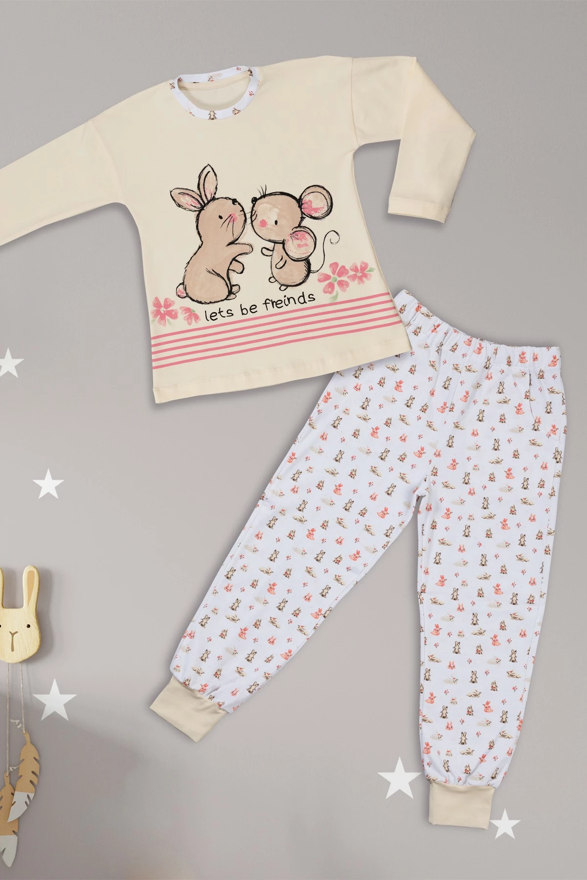 Pizhama për fëmijë, Jumeon, 002-000716001, bezhë