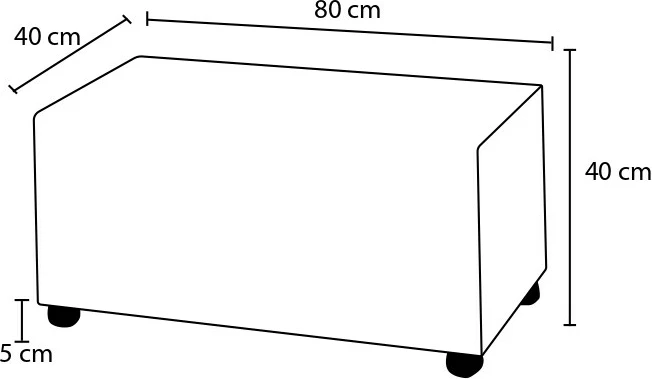 Puf krem Atelier del Sofa, Urla