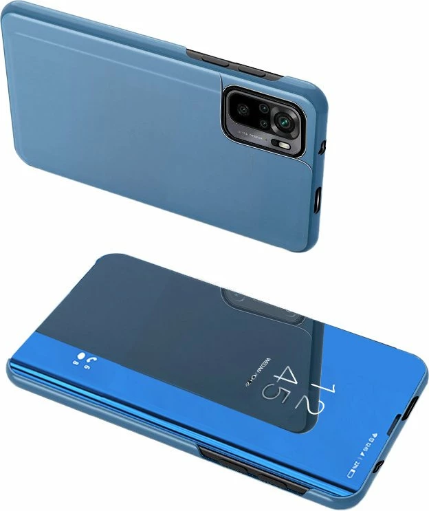 Mbështjellës Hurtel Clear View Case me kapak për Xiaomi Redmi Note 11 Pro+ 5G / 11 Pro 5G / Mi 11i HyperCharge / Poco X4 NFC 5G, kaltër