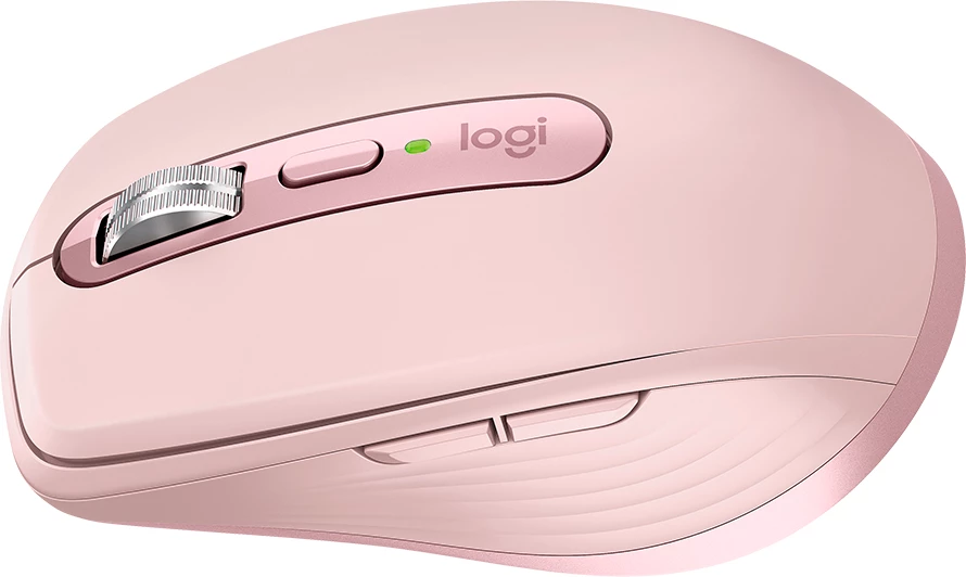 Maus Logitech MX Anywhere 3S, Bluetooth/RF, 200-8000 DPI, 6 butona, Rose