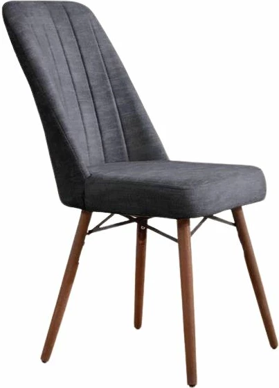 Tavolinë me karrige, set 5 copë, ngjyrë antracit, Skye Decor, Lidyana