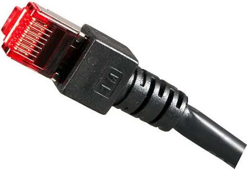 Kabllo rrjeti EFB Elektronik K5515.0,15, Cat6, 0.15 m, S/FTP, RJ45-RJ45, e zezë