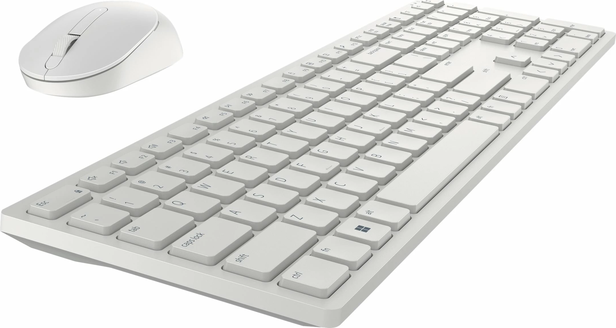 Set tastiere dhe maus Dell Pro KM5221W - Wireless, 2.4GHz, e bardhe