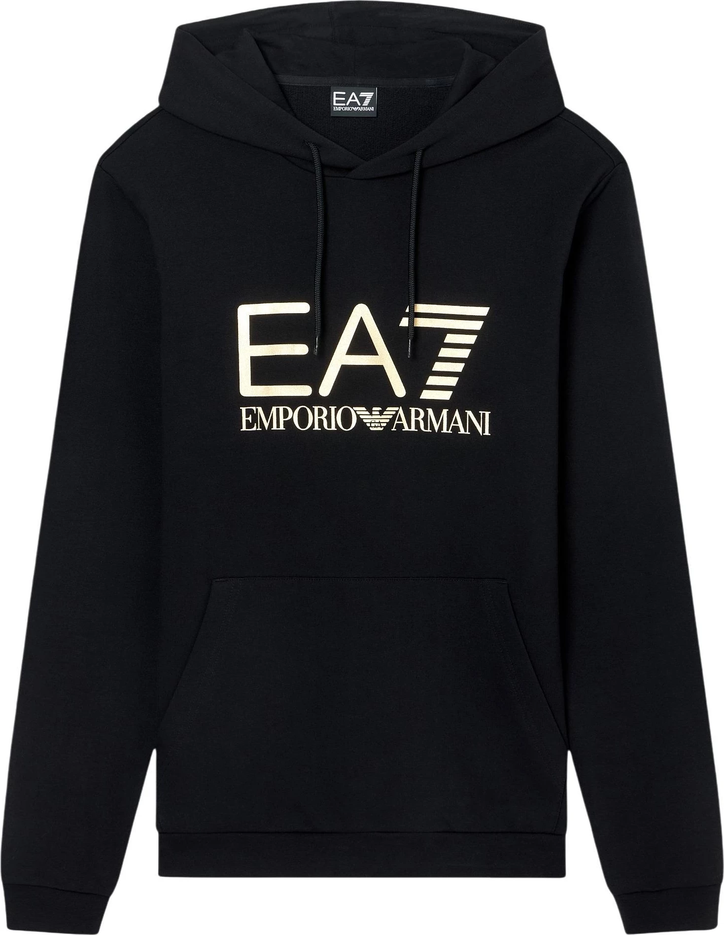 Duks me kapuç me zinxhir EA7 7M001413 AF22266 për meshkuj, zi-ari [Madhësia: XXL]