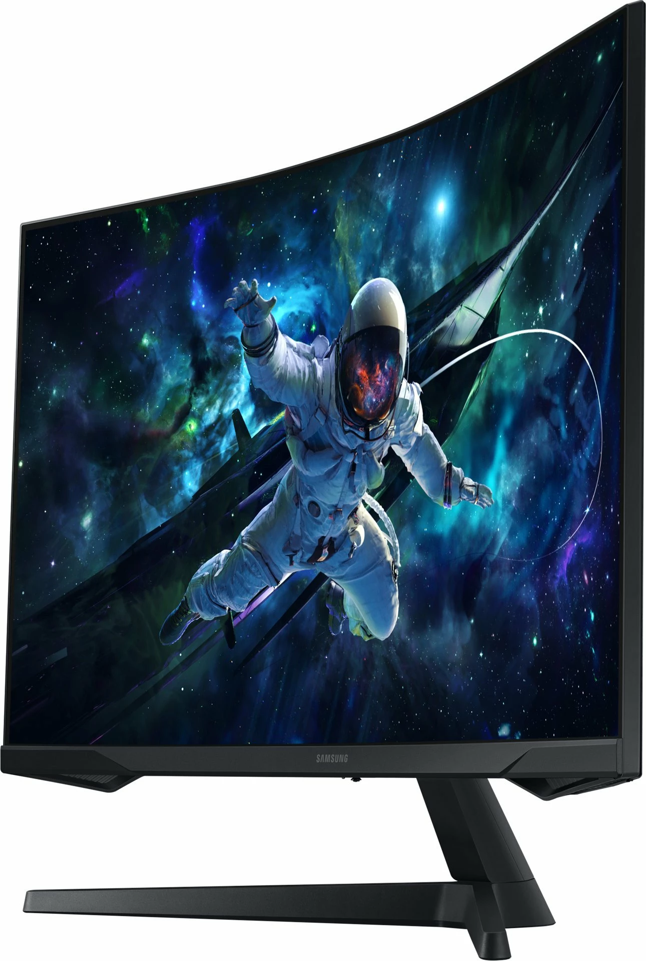 Monitor gaming Samsung Odyssey G5 LS32CG554EUXEN 31.5\" QHD 165Hz i lakuar, i zi