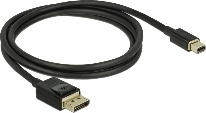 Kabëll DisplayPort DeLOCK 84927, Mini DisplayPort në DisplayPort, 1m, i zi