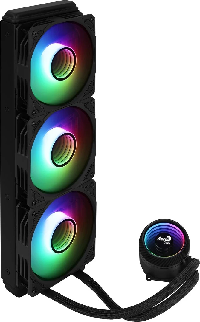 Ftohësi i lëngshëm për procesor Aerocool PGS Mirage L360 ARGB, i zi