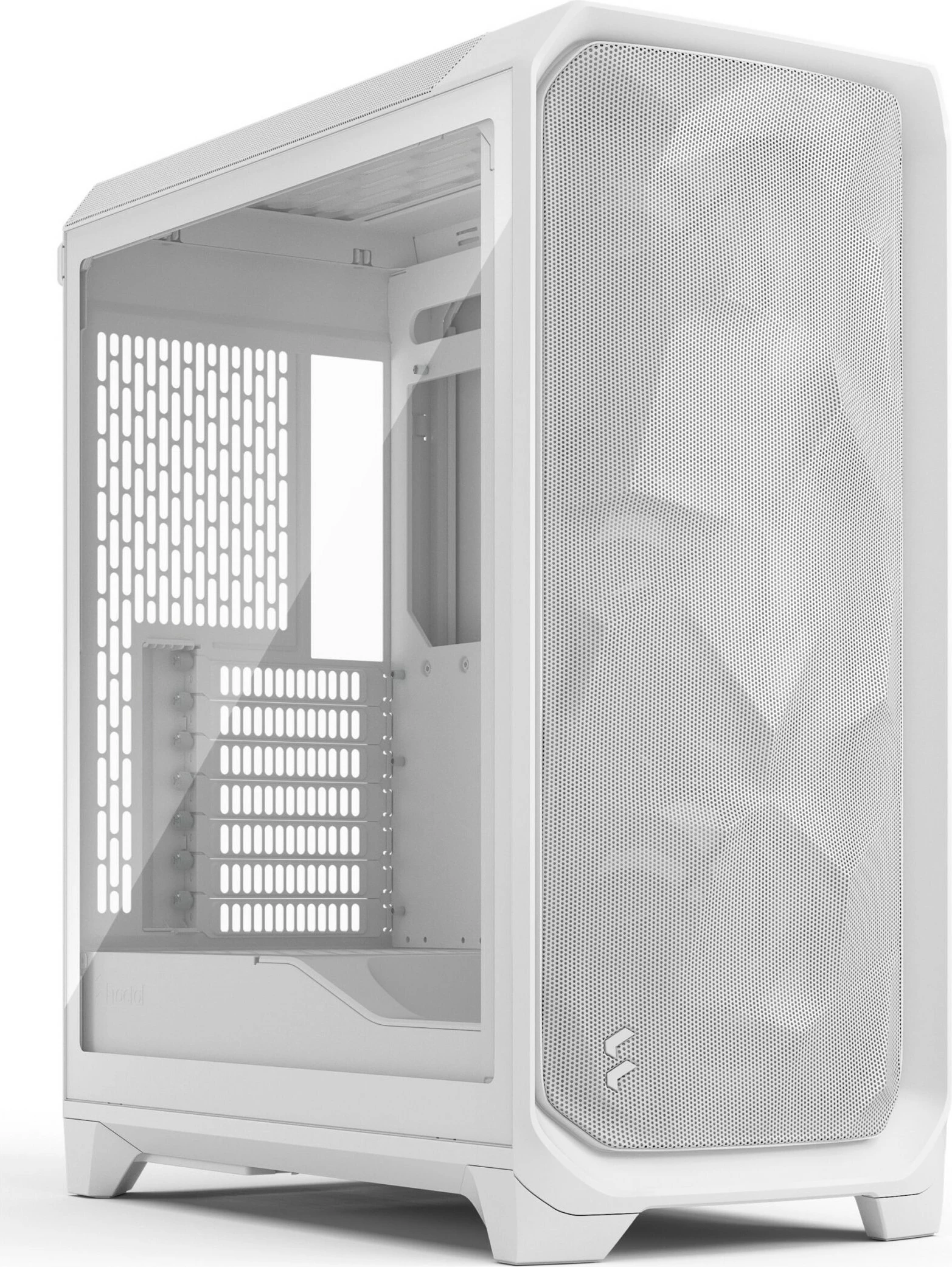 Kasë Fractal Design Meshify 3, midi tower, xham i temperuar, e bardhë