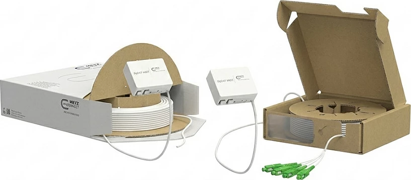 Kablo fibra optike METZ CONNECT OpDAT VADT splice, 50m, 4x LC APC, OS2