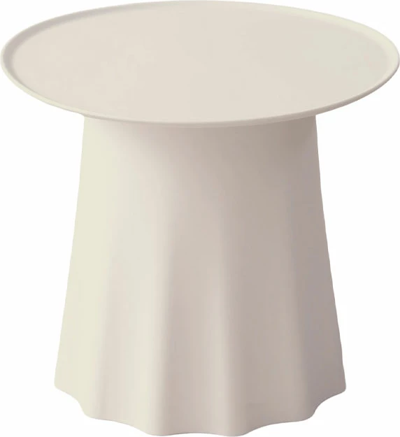 Tavolinë anësore, ngjyrë off-white, 50x50x45cm