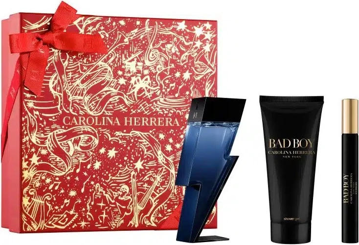 Set Eau de Toilette për meshkuj Carolina Herrera Bad Boy, 50ml + 10ml + 100ml