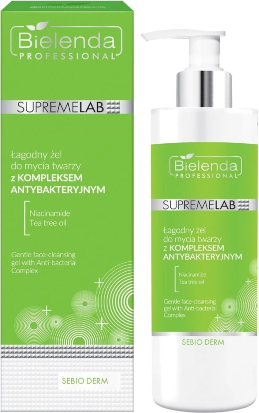 Xhel pastrues fytyre për femra Bielenda Professional SupremeLab Sebio Derm, 200g