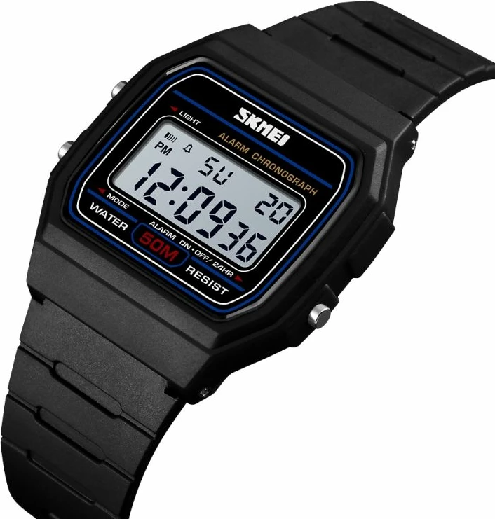 Orë dore unisex Skmei, e zezë