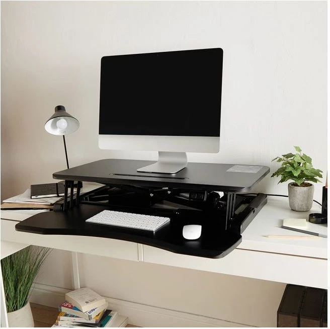 Platformë pune sit/stand elektrike VONHAUS 3000154 80×40cm, lartësi 16–48cm, deri 20kg, e zezë