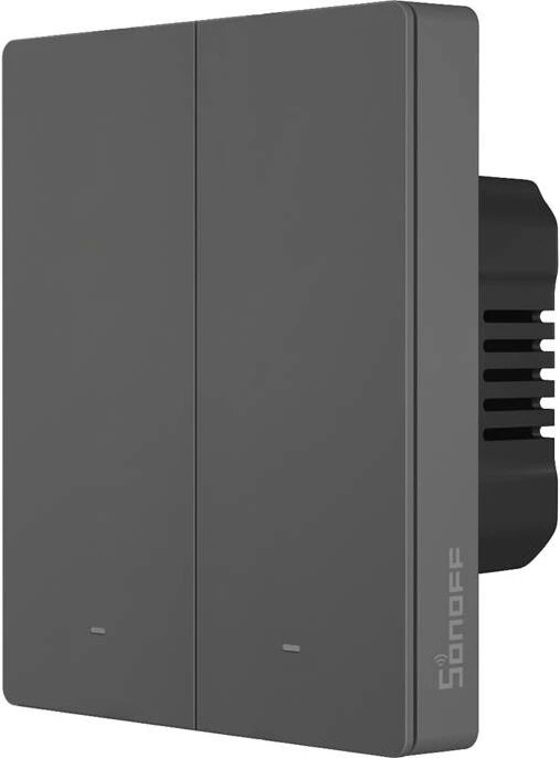 Switch i mençur Sonoff M5-2C-80, 2-kanalësh, WiFi, për kornizë, grafit