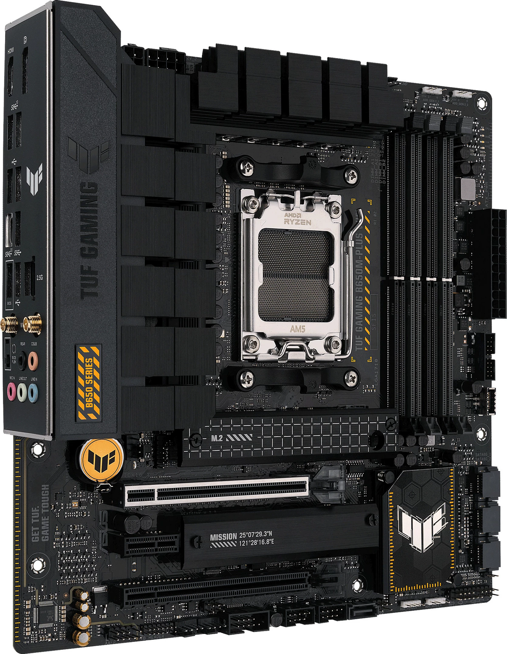 Pllakë amë ASUS TUF GAMING B650M-PLUS WIFI, Socket AM5, DDR5, 128 GB, micro ATX