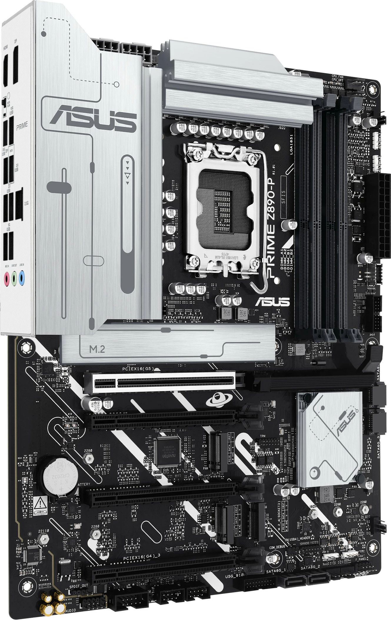 Pllakë amë ASUS PRIME Z890-P, Intel, LGA 1851, DDR5, 192 GB